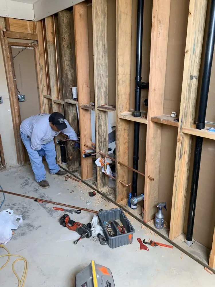 Commercial rough-in plumbing for Gas Line Repair in Woodedge Village